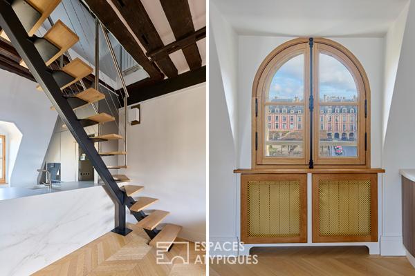 Appartement de caractère au sein de l’Hôtel de Chaulnes sur la Place des Vosges