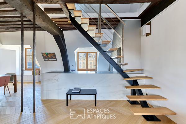 Appartement de caractère au sein de l’Hôtel de Chaulnes sur la Place des Vosges