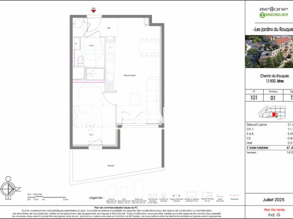 Location Appartement 2 pièces 41.46 m² - Istres 13800