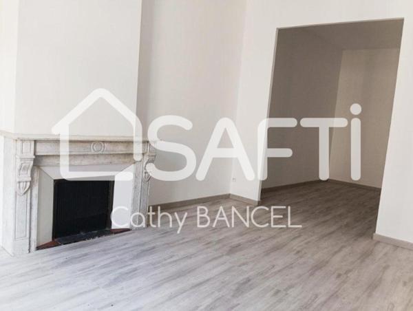 Grand T4 bis dans un immeuble hausmannien