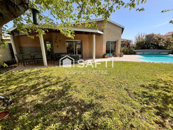 Lumineuse villa de 167m2 avec piscine et espace bien être