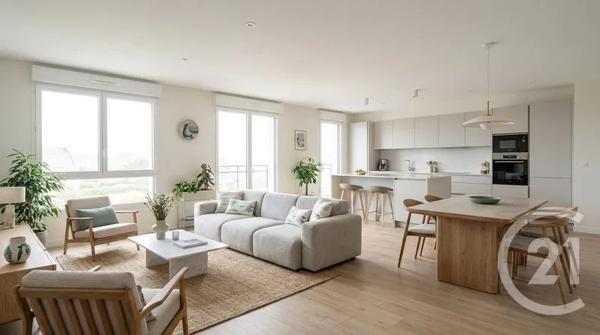 Appartement à vendre  3 pièces - 58,90 m 2   VENISSIEUX  - 69