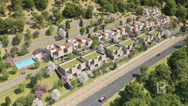 La Turbie, 2 pièce en Dernier Étage avec terrasses, Piscine