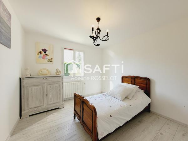 Plain pied 3 chambres + bureau / commerces et écoles à pied