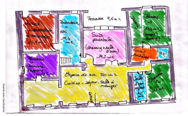 Maison de campagne - 9 pièces - 110 m²