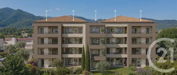 Appartement à vendre  2 pièces - 43,93 m 2   SAN NICOLAO  - 202