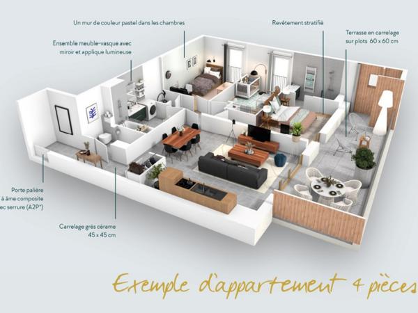 Appartement 4 pièces - 110 m²