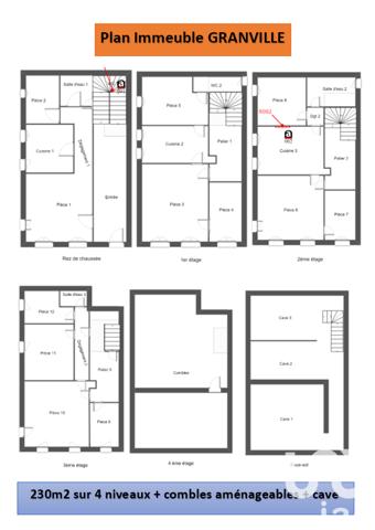 Immeuble à vendre 230 m² Granville