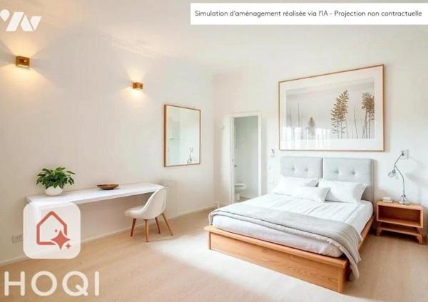 Alésia - Appartement traversant de 79,54 m² 