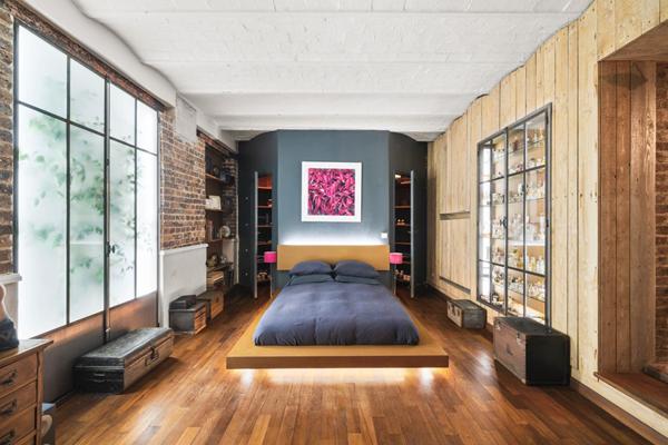 Atelier/loft en duplex rue Mouffetard