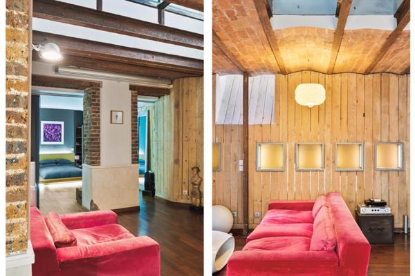 Atelier/loft en duplex rue Mouffetard