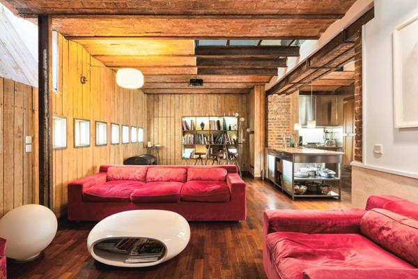Atelier/loft en duplex rue Mouffetard