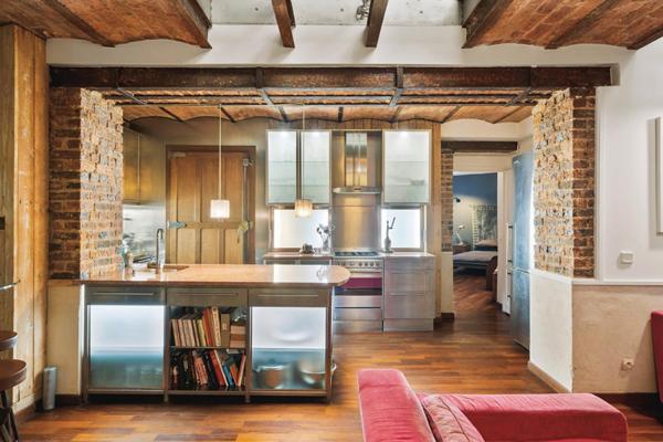 Atelier/loft en duplex rue Mouffetard
