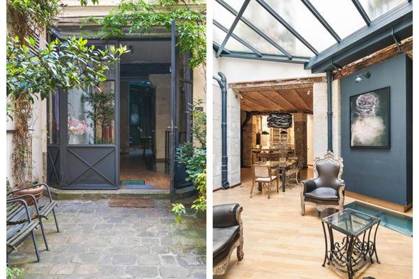 Atelier/loft en duplex rue Mouffetard