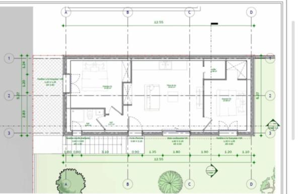 Brive 2 chambres proche centre Maison écologique RE2020