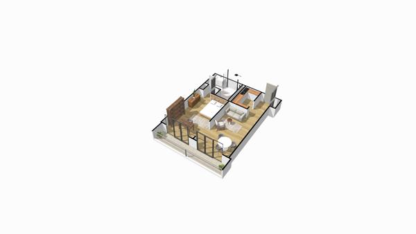 Appartement
         2 pièces
        - 46 m² Exclusivité 446 000 € *