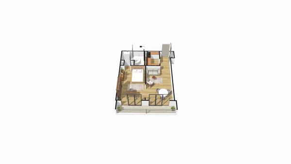 Appartement
         2 pièces
        - 46 m² Exclusivité 446 000 € *