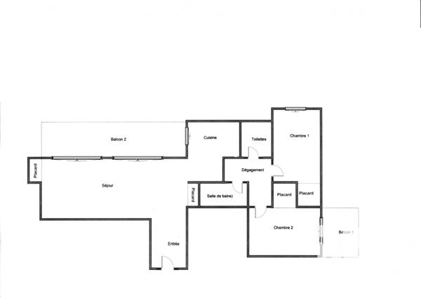 Appartement à vendre 3 pièces 67 m² Colomiers