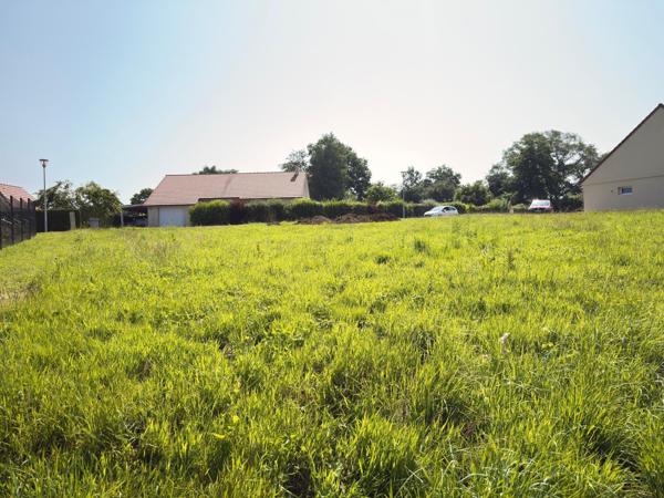 Terrain à batir de 1080 m2 borné et viabilisé.