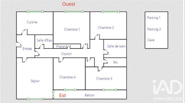 Appartement à vendre 5 pièces 90 m² Bagnolet