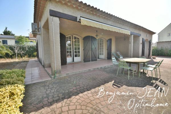 Sauvian – Maison de plain-pied 4 faces sur 715 m² avec garage et beau potentiel