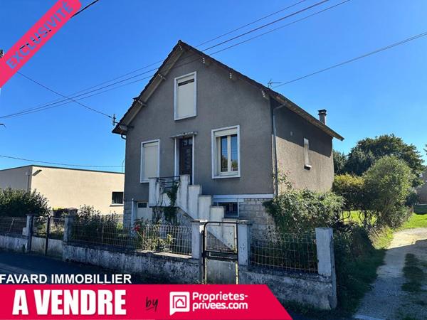 Maison 90 m² avec jardin 600 m² -  À rénover - Brive-la-Gaillarde
