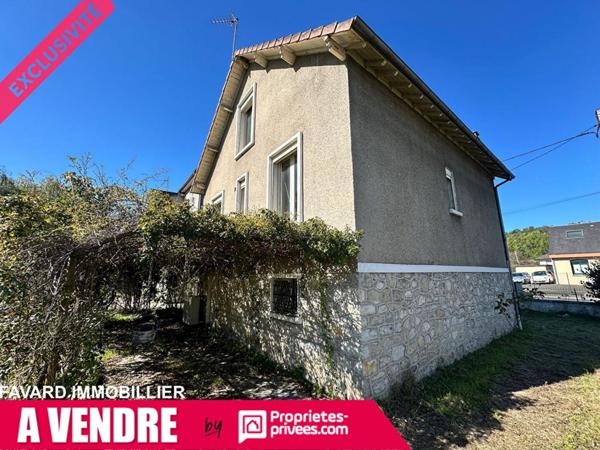 Maison 90 m² avec jardin 600 m² -  À rénover - Brive-la-Gaillarde