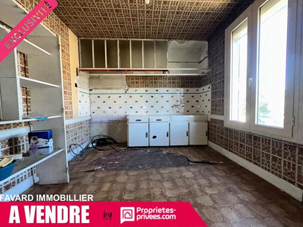 Maison 90 m² avec jardin 600 m² -  À rénover - Brive-la-Gaillarde