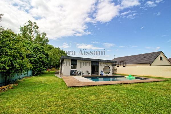 Maison contemporaine de plain-pied 4 chambres