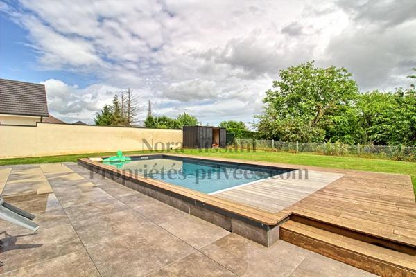 Maison contemporaine de plain-pied 4 chambres