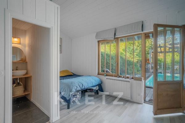 Mérignac centre : Maison 5 chambres avec piscine, entre charme Arcachonnais et esprit Ferret