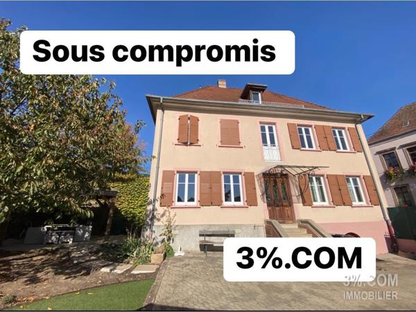 3%COM Magnifique maison de maître au centre de Hochfelden Hochfelden (67270)