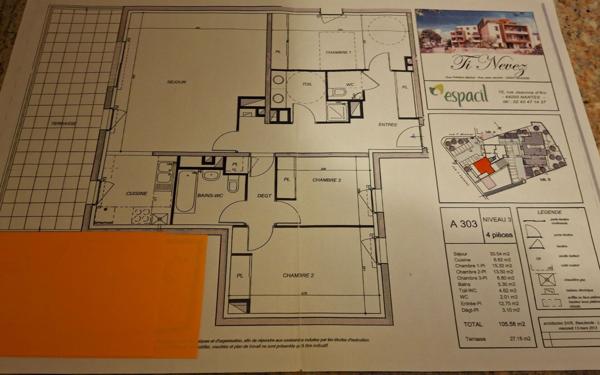 Appartement à vendre    4 pièces •  Saint-Nazaire