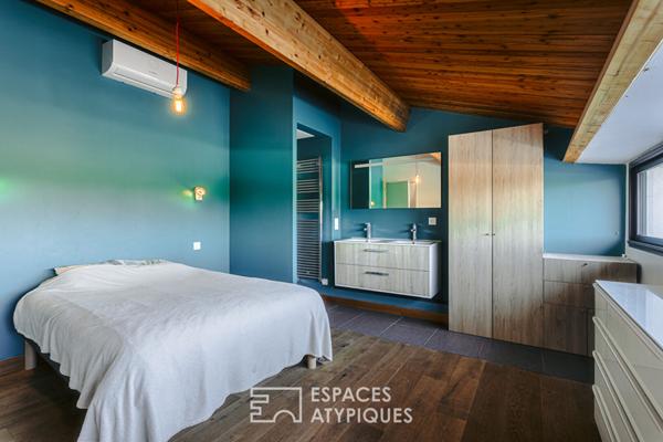 Ancien chai rénové esprit loft