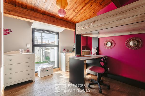 Ancien chai rénové esprit loft