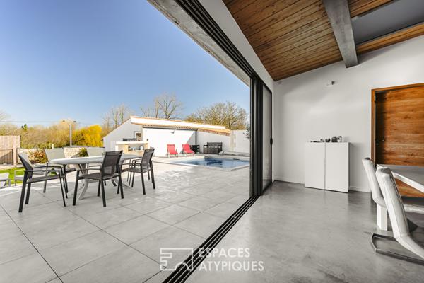 Ancien chai rénové esprit loft