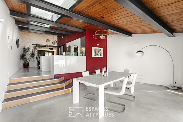 Ancien chai rénové esprit loft