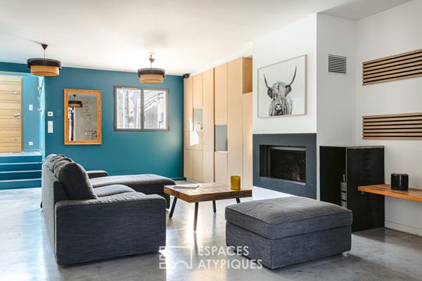 Ancien chai rénové esprit loft