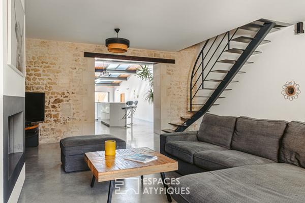 Ancien chai rénové esprit loft