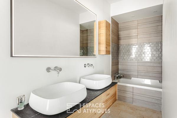 Ancien chai rénové esprit loft