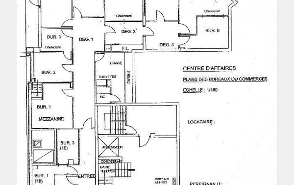 Vente Local d'activité Bureau Perpignan   
