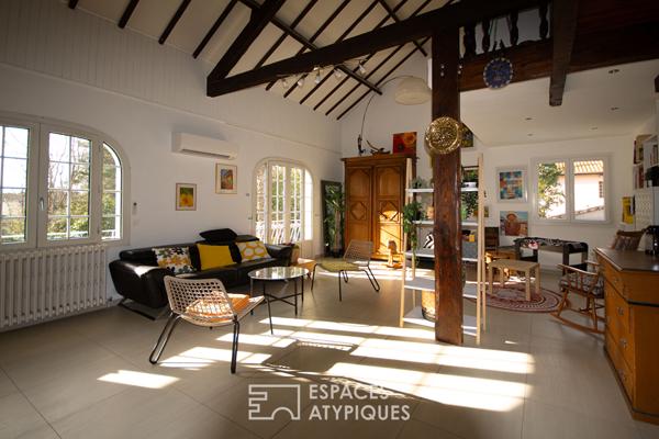 Villa d’artiste aux volumes audacieux