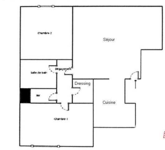 Appartement à vendre 3 pièces 64 m² Thiais