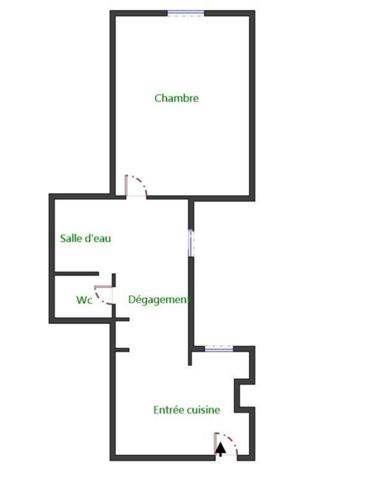 Appartement 1 pièce - 23 m² Exclusivité efficity