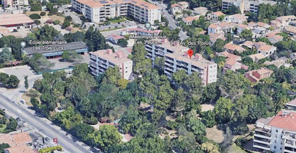 A vendre, Appartement Marseille 12ème, Les 3 Lucs, 3 pièces 65 m2