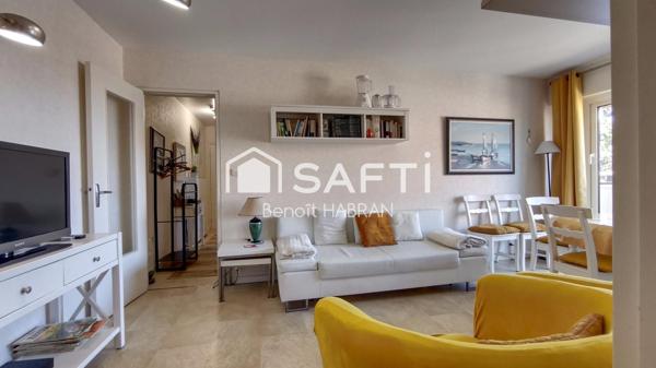 Appartement 50m2, 3 pièces, 2 chambres, 2 balcons