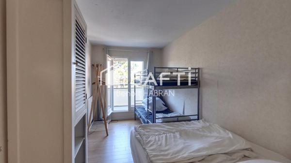 Appartement 50m2, 3 pièces, 2 chambres, 2 balcons