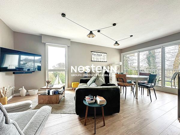 Appartement - T3 - 78 m² - Deux chambres - Garage - Balcon - Centre-ville à pied - Quimper