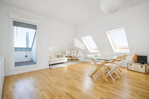 Appartement Issy Les Moulineaux 2 pièce(s) dernier étage avec Terrasse