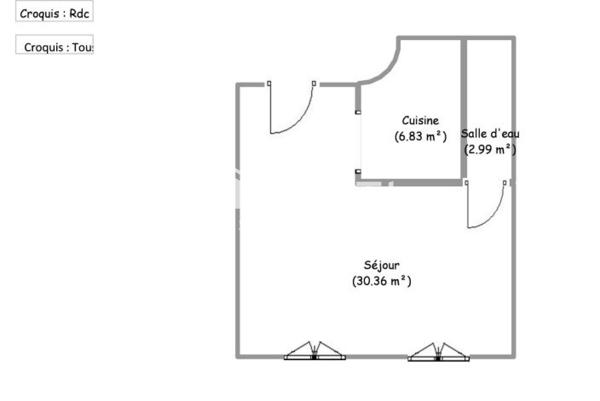 Immeuble - 3 appartements